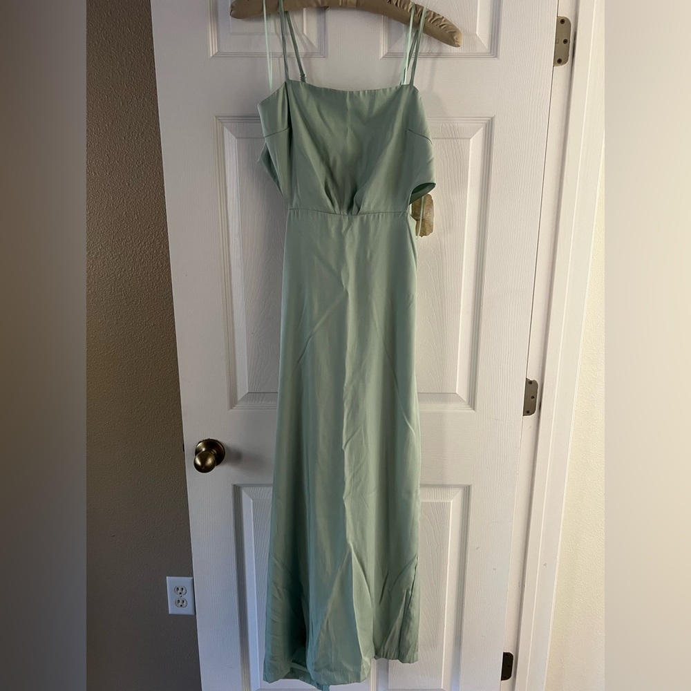 NWT Altar'd State Sage Green Maxi Dress - Size L
